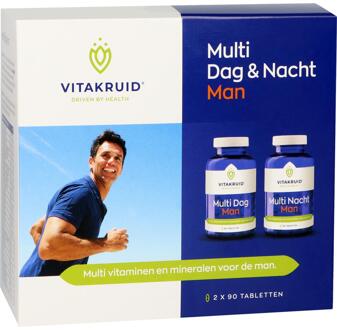Multi Dag & Nacht Man 2x90 tabletten - Vitakruid