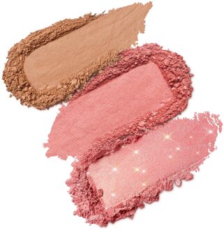 Multi Finish Trio Blush & Bronzer Palet 7 g (Verschillende Tinten) - 01 Coral