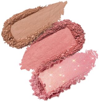 Multi Finish Trio Blush & Bronzer Palet 7 g (Verschillende Tinten) - 02 Mauve