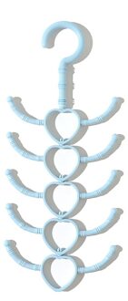 Multi-Functie 10 Klauw Hanger Haak Draaibare Hanger Bespaart Ruimte Tie Sjaal Jas Rack Plastic Haak Schoenenrek opbergrek bule