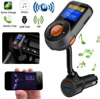 Multi-Functie Auto Volledig Compatibel Bluetooth Draadloze Handsfree Call Kit Fm-zender Dual Usb Autolader MP3 speler