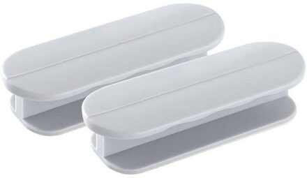 Multi Functie Kastdeur Handvat Extra Decoratie Van Abs Deur Window Handle Zelfklevende Deurklink Zonder Ponsen grijs
