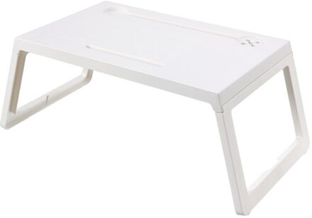 Multi Functie Plastic Draagbare Vouwen Bureau Ipad Telefoon Stand Houder Organiseren Student Slaapkamer Diner Bureaus Computer Bureau wit