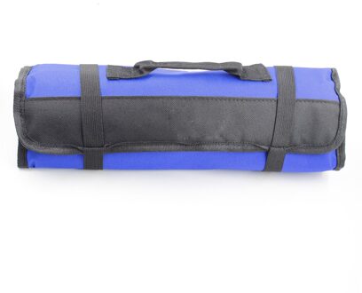 Multi Functie Vouwen Sleutel Zak Tool Roll Opslag Pocket Pouch 600D Oxford Doek Draagbare Case Organizer Houder Tas blauw
