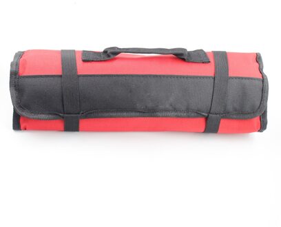 Multi Functie Vouwen Sleutel Zak Tool Roll Opslag Pocket Pouch 600D Oxford Doek Draagbare Case Organizer Houder Tas rood