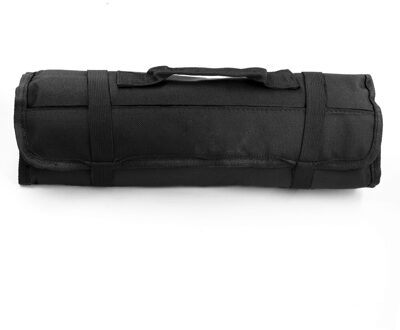 Multi Functie Vouwen Sleutel Zak Tool Roll Opslag Pocket Pouch 600D Oxford Doek Draagbare Case Organizer Houder Tas zwart