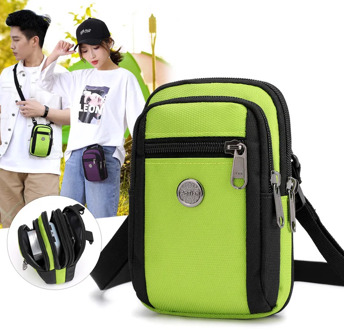 Multi-function Small Bags Mini Shoulder Crossbody Bag Men Nylon Mobile Cell Phone Pouch Waist Bag Hanging Bag Case XA144M