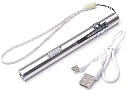 Multi-Function Usb Charging Pupil Light Mini Flashlight Yellow Light White Led Flashlight Eye Ear Flashlight