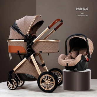 Multi-functional Baby Stroller High landscape Light Folding Babies Stroller For Infant Newborn Carriage Anti-vibration