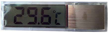 Multi-Functioneel Lcd 3D Digitale Elektronische Temperatuur Meting Aquarium Temp Meter Aquarium Thermometer J2Y Goud