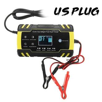 Multi-Functioneel LCD Batterij Oplader Intelligente Emergency Charger Auto Motorfiets Starten Apparaat Power Bank Sprong Starte US
