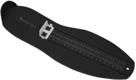 Multi-Functionele Draagbare Volwassenen Voet Meten Apparaat Schoenen Maat Gauge Praktische Duurzaam Meet Ruler Tool Voeten Helper zwart