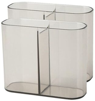 Multi-Functionele Huidverzorgingsproducten Afstandsbediening Cosmetica Sieraden Opbergdoos Donker Kaki