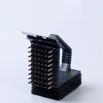 Multi-Functionele Ijzeren Borstel Barbecue Borstel Grill Carbon Mesh Grill Schoonmaken En Ontroesten Borstel Outdoor