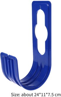 Multi-Functionele Klassieke Tuinslang Praktische Duurzame Opslag Beugel Opknoping Muur Rack Waterleiding Haak Slang Organizer Blauw