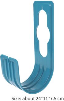 Multi-Functionele Klassieke Tuinslang Praktische Duurzame Opslag Beugel Opknoping Muur Rack Waterleiding Haak Slang Organizer lucht blauw