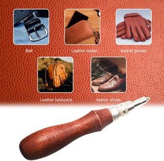 Multi-Functionele Lederen Groover Tool Stiksels Groover Rillen Edge Beveler Leathercraft Kit Lederen Carving Cutting Edge Tool