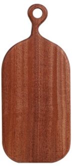 Multi-Functionele Massief Houten Snijplank Met Handvat Fruit Pizza Brood Plaat Serveerschaal