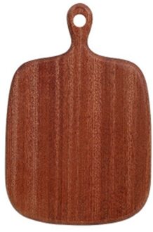 Multi-Functionele Massief Houten Snijplank Met Handvat Fruit Pizza Brood Plaat Serveerschaal