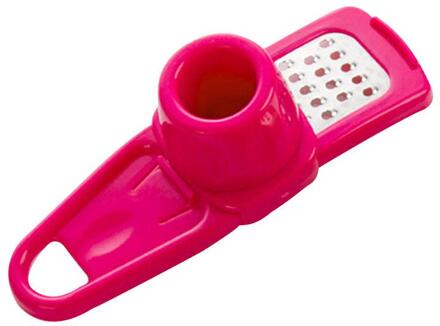 Multi Functionele Mini Gember Knoflook Slijpen Schaafmachine Koken Accessoires Gebruiksvoorwerpen Slicer Keuken Rasp Cutter Tool W4U8 roos rood