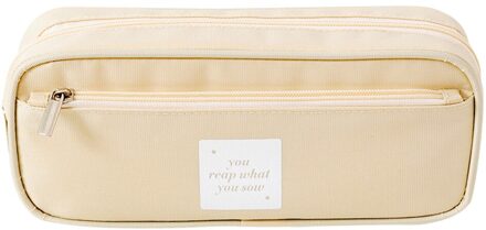 Multi-Functionele Pen Zak Case Nylon Etui Double Layer Grote Capaciteit Waterdichte Potlood Pag Pennenhouder Desk Organizer BG