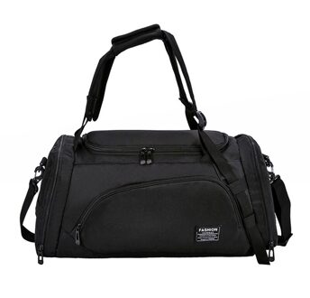 Multi-Functionele Rugzak Gym Tassen Droog Nat Mannen Training Sac De Sport Handtassen Tas Voor Schoenen Fitness Reizen XA659WA zwart