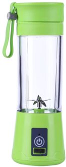 Multi-Functionele Sap Machine Oranje Citrus Citroen Fruit Groente Squeezer Usb Elektrische Juicer Voedsel Blender Mixer 6 Blades-groen