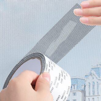 Multi-Functionele Scherm Reparatie Tape Classic Praktische Raam Deur Anti-Muggen Patch Lijm Mesh Netto Gaten Tool