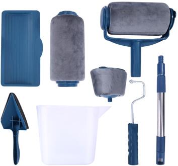 Multi-Functionele Verf Runner Roller Hoek Borstels Set Voor Muurschildering 7stk