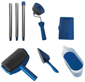 Multi-Functionele Verf Runner Roller Hoek Borstels Set Voor Muurschildering 8stk
