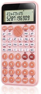 Multi-Functionele Wetenschappelijke Rekenmachine Computing Gereedschap Voor School Kantoor Gebruik Levert Studenten Briefpapier roze