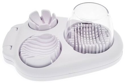 Multi-Gekookt Ei Snijmachines 3 In 1 Ei Slicer Cutter, wedging Roestvrij Staal Eieren Slicer Keuken Tool