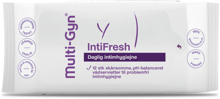 Multi Gyn Intieme Verzorging Multi-Gyn IntiFresh Intimate Wipes 12 st