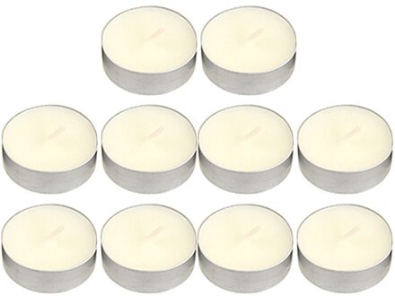 Multi-Kleur Geurende Thee Licht Kaarsen Rookloze Theelichtjes Voor Thuis Restaurant wit