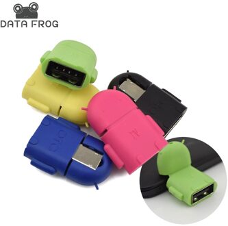 Multi Kleur Micro Usb Otg Adapter Connector Voor Android Smartphones Voor Laptop Knuffel Converter Stijl En Mini Otg