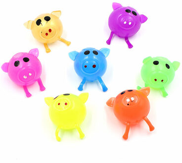 Multi Kleur Squishy Pig Antistress Water Bal Squeeze Vent Mochi Stijgende Afreageren Soft Sticky Stress Grappige JellyToy