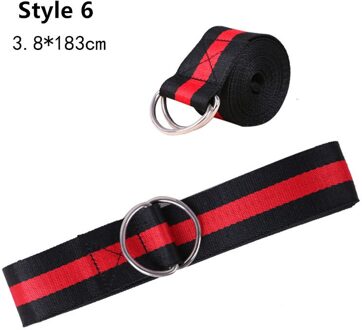 Multi-Kleuren Vrouwen Yoga Stretching Riem Fitness Mannen En Vrouwen Sport Accessoires Weerstand Hip Elastische Band stijl 6