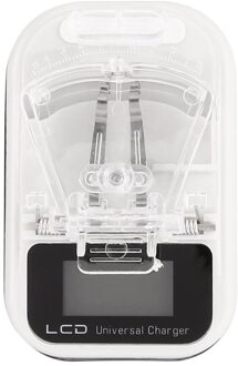 Multi-layer Circuit Bescherming Batterij Opladen Apparaat Universele Reizen Lcd Mobiele Telefoon Batterij Oplader Met Usb-Poort Ons plug