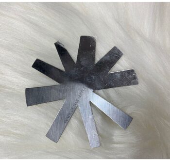 Multi-Maten Makkelijk Franse Tip Glimlach Cut V Vorm Edge Cutter Stencil Trimmer Acryl Nail Art Tool