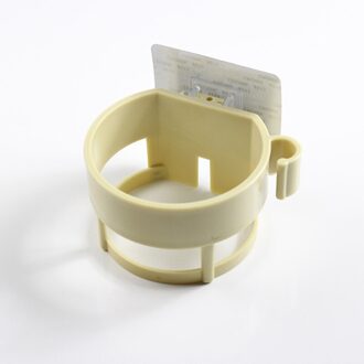 Multi Plastic Föhn Houder Thuis Badkamer Gadget Muur Houder Plank Opslag Draagbare Opslag Houder Rack Beige