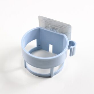 Multi Plastic Föhn Houder Thuis Badkamer Gadget Muur Houder Plank Opslag Draagbare Opslag Houder Rack Blauw