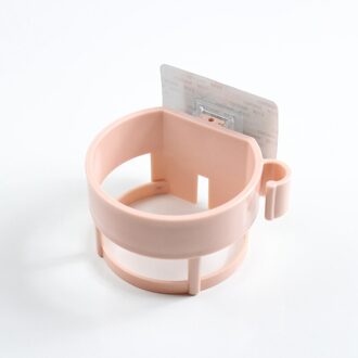 Multi Plastic Föhn Houder Thuis Badkamer Gadget Muur Houder Plank Opslag Draagbare Opslag Houder Rack Donker Kaki
