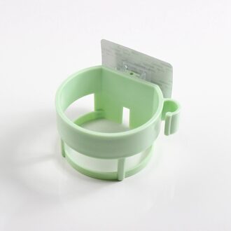Multi Plastic Föhn Houder Thuis Badkamer Gadget Muur Houder Plank Opslag Draagbare Opslag Houder Rack Licht Groen