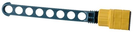 Multi-Poort Ondersteuning Cirkel Kleerhanger Venster Frame Droogrek Multifunctionele Plastic Kleerhangers Thuis Opslag blauw