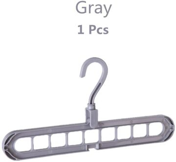 Multi-Poort Ondersteuning Hangers Voor Kleding Droogrek Plastic Kledingrek Drogen Hanger Opslag Hangers Fluwelen Hangers 1stk grijs