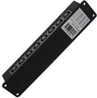 Multi Port Passieve 10/100 Power over Ethernet PoE Injector voor maximaal 8 apparaten-Voeding NIET Inbegrepen: POE-8-ENC