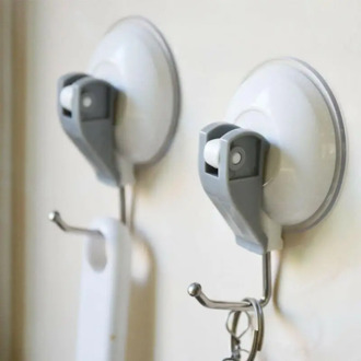 Multi-Purpose Hooks Strong Adhesive Wall Hooks Hangers Glass Tile Sucker Hooks Suction Cup Strong Lever Lock Kitchen Towel Hooks