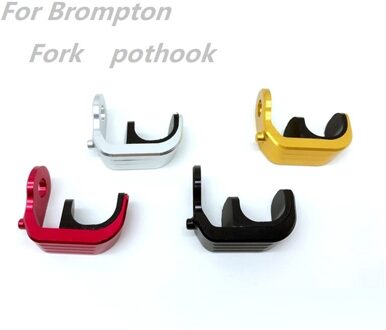 Multi-s Brompton Vouwfiets Voorvork E Haak Bevestiging pothook E-type Opknoping Gesp titanium 1stk