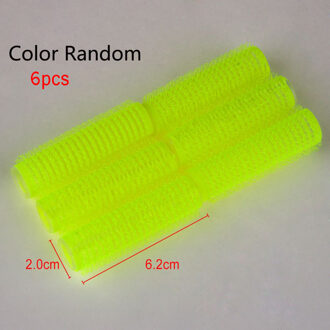 Multi Size Black Self Grip Haar Rollen Pro Salon Kappers Krulspelden Haar Sticky Cling Stijl Voor DIY Haar Styling willekeurig 6stk Size1