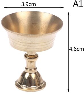 Multi-Size Golden Koperlegering Kaarshouder Kandelaar Kandelaar Home Decor A1